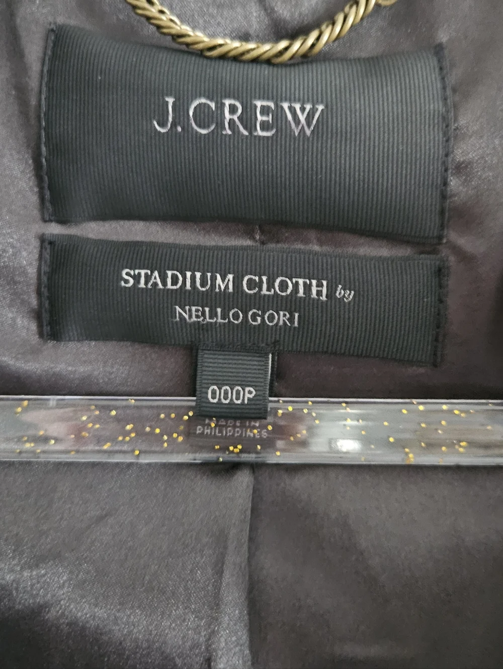 NWOT J.Crew Chateau Wool Italian Stadium Cloth Hooded Parka- 000Petite - Picture 6 of 7